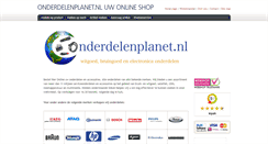 Desktop Screenshot of onderdelenplanet.nl